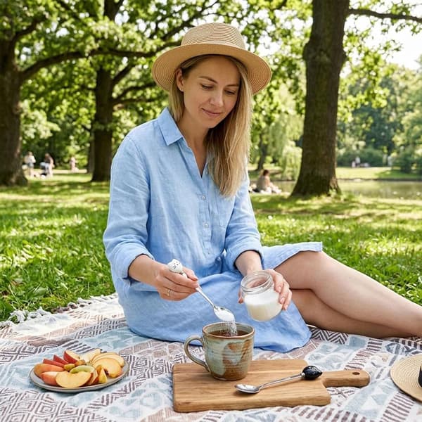 Sæt med 2 katteskefulde - teskeer og kaffeskeer i katteform til omrøring og servering, ideel til hjem og køkken (sort)