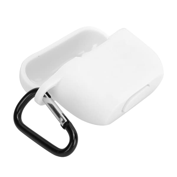 Silikonfodral Skyddskåpa för IOS Earbuds Pro/III Bluetooth Headset Laddningsfodral Vit