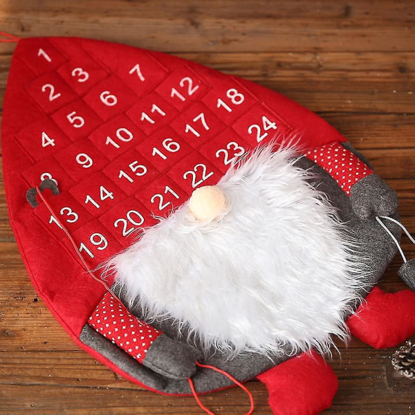 Juladvents kreativa kalender, nordisk kompatibel Withest Old Man Calendar Rudolph Cou