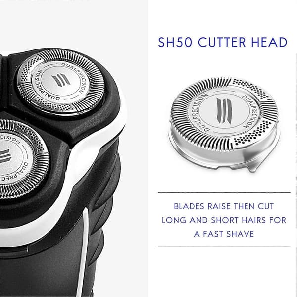 6-pack Replacement Heads SH50 for Series 5000 Shavers, S5000 S5420 S5380 S5351 MultiPrecision Blades