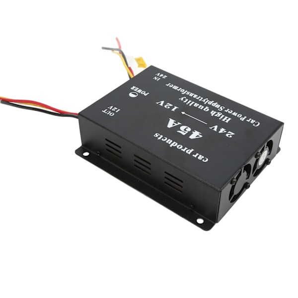 DC24V - 12V Muuntaja Oikosulkuesuojalla Ammattimainen Ympäristöystävällinen Auton Jännitteen Alennus Buck-Moduuli 45A