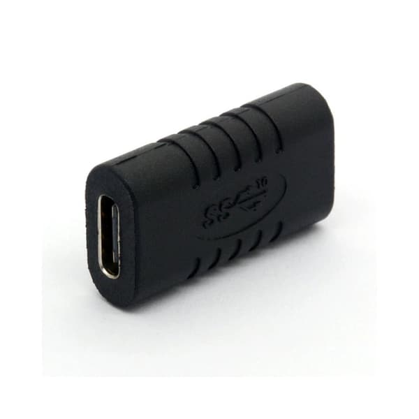 Type-C naaras-naaras-adapteri, USB 3.1 -tiedonsiirtolaajennus, USB-C-datakaapelin suora sovitin, lataussovitin.