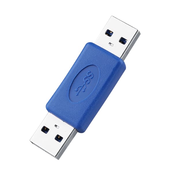 USB 3.0 Typ A Hane till Typ A Hane M Kopplingsadapter Könsväxlare Kontakt Pro Ny