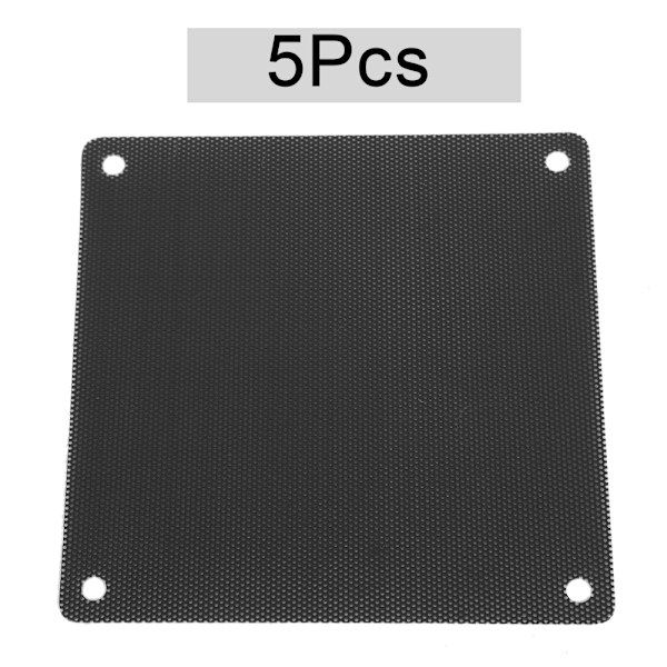5st 12*12cm PC Dator PVC Fläkt Skydd Dammtät Förvaringspåse Svart