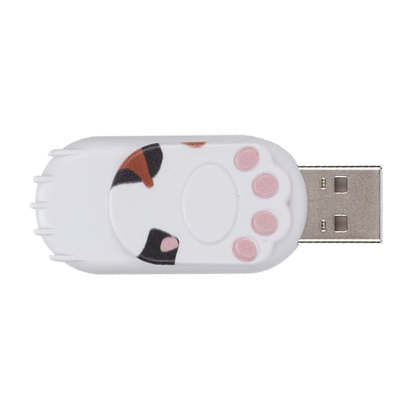 Flash Disk Bærbar Sød Kattepote Form Thumb Memory Stick til Informationslagring Dataoverførsel Gave Farverig Cool 64GB