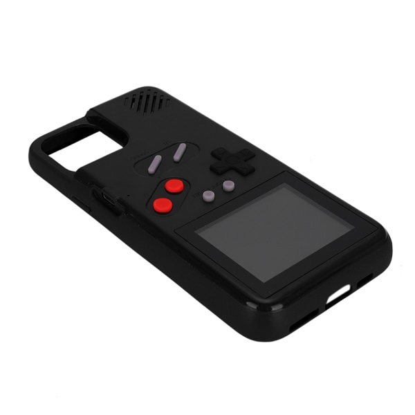 Farveskærm Game Machine Telefon Case Retro Nostalgisk Håndholdt Mobiltelefon Cover til iPhone11 ProBlack