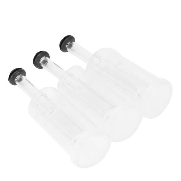 3 Pcs Homebrew Airlock with Sealing Ring for Beer Wine Fermentation Brewing Accessories 0.1