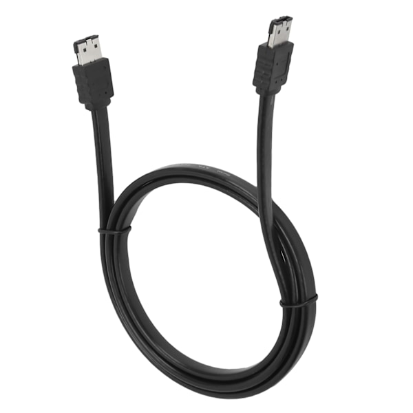 Anslutningskabel ESATA till SATA Hane till Hane M/M Skärmad Förlängare med Splitter för Extern Hårddisk 100cm