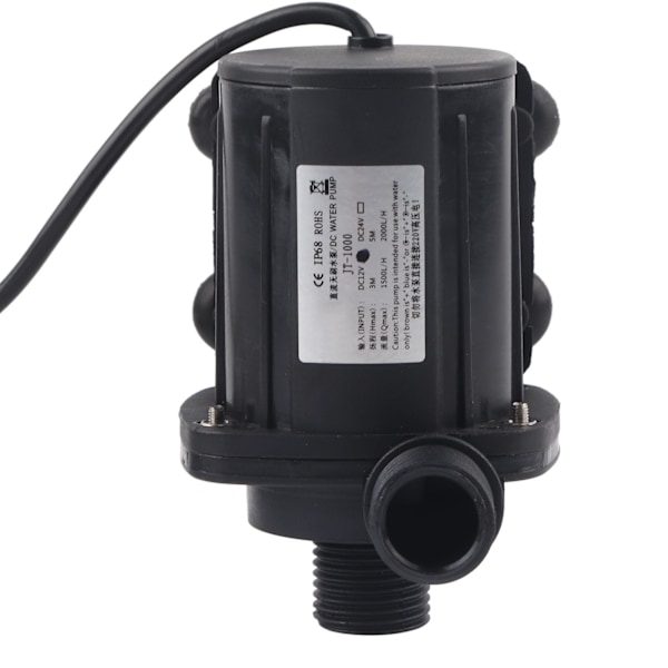 Mini 3 Meter Hydraulisk Løftehøjde DC Børsteløs Boost Vandpumpe 12V 40℃-100℃