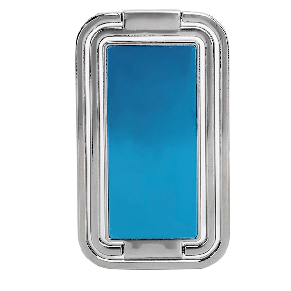 Fingerring Mobiltelefonhållare Ställ 360° Rotation Metallring Spänne MultiAngle Handgrepp (Silver)