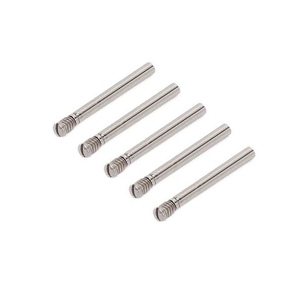 5 stk Urrem Screw Link Pin Professionelt urbånd Skrue Tube Reparationsværktøj Tilbehør til urmager 0,73 X 0,05in M0,06in