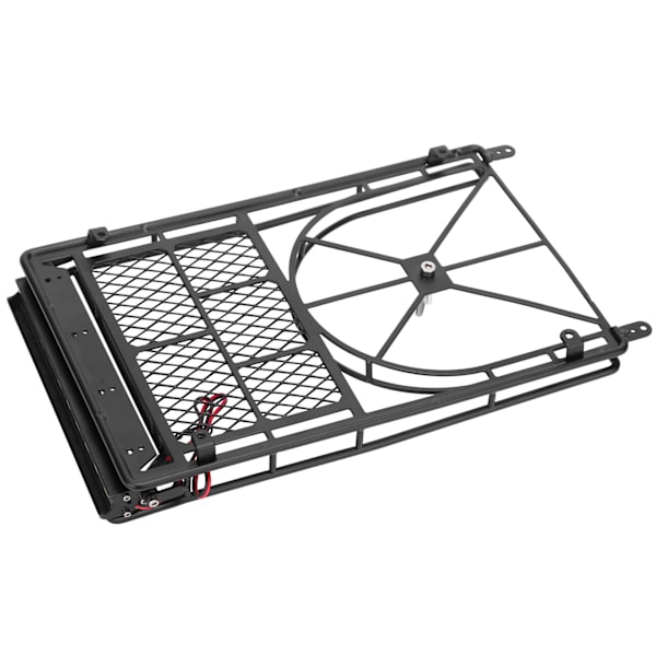 RC Crawler Bil Metal Tagbagagebærer med 10LED Lysstribe til HSP/Traxxas