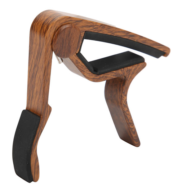 Capo Tone Change Hurtig Aluminium til Akustisk/Elektrisk Guitar Ukulele Bas Violin Banjo Dyb Træstruktur