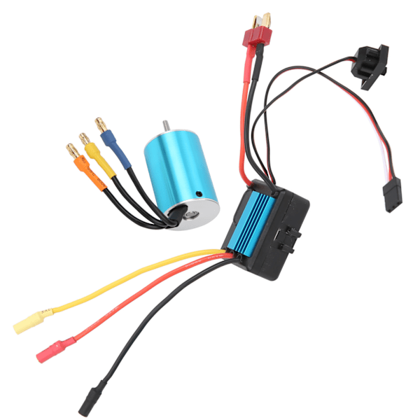 2838 4500KV 4P Sensorløs Børsteløs Motor 35A Børsteløs ESC Passer til 1/14 1/16 1/18 RC Bil