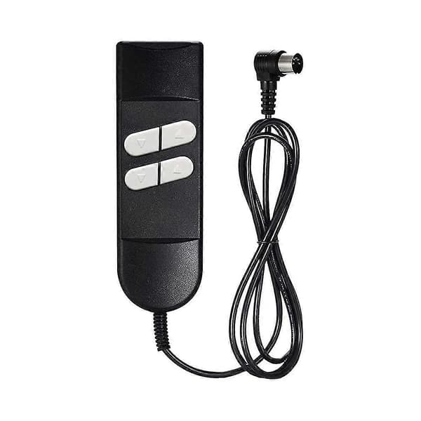Fjernkontroll kompatibel med OKIN LIMOSS elektrisk sofa, 5-pinners 4-knappers Black