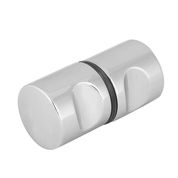 Trækknop i aluminiumslegering forkromet til hjemmebadeværelse brusedør glasdør hardware #3