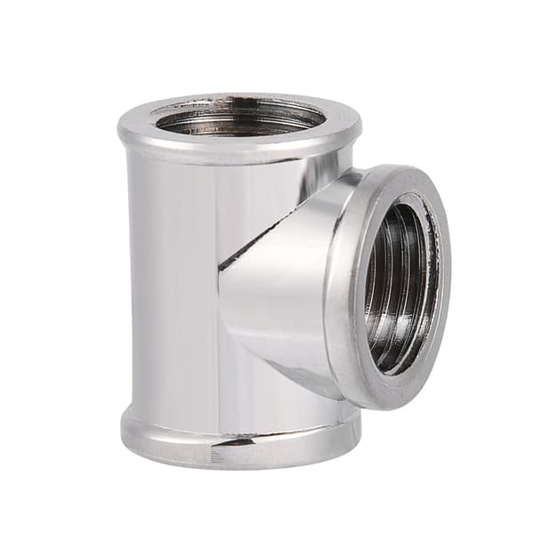 G1/4 Gevind 3 Vejs T Form Fitting Splitter Adapter til PC Vandkølingssystem