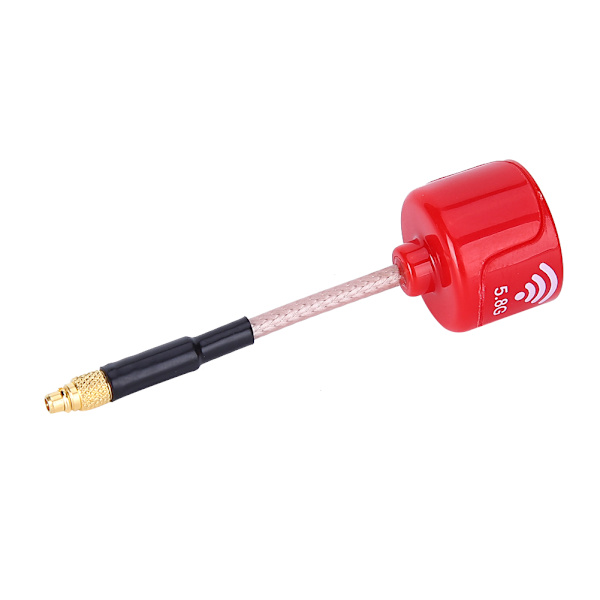 5.8Ghz 3dBi LHCP High Gain Antenne til FPV Racing Drone RC Dele Tilbehør Rød Lige MMCX