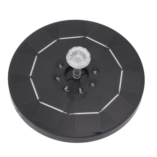 Pyöreä Aurinkovoimalla Toimiva Suihkulähde LED-valo Aurinko Vesilintu Kylpy Kelluva Suihkulähde 120cm Korkeus 3000mAh