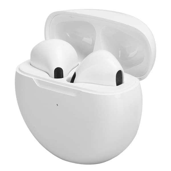 BG-E02 TWS Bluetooth Hörlurar Mini Stereo Touch Kontroll Hörlurar för Sport Gaming Vit