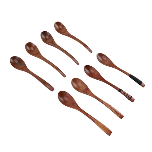 Träslevar Japansk Stil Träslev Set Köksredskap för Äta Laga Mat Blanda Röra Set 2