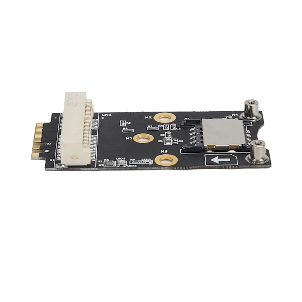M.2 till Mini PCIE Adapter A/E Key 3G 4G WIFI-modul med SIM-kortplats Expansionskortmontering