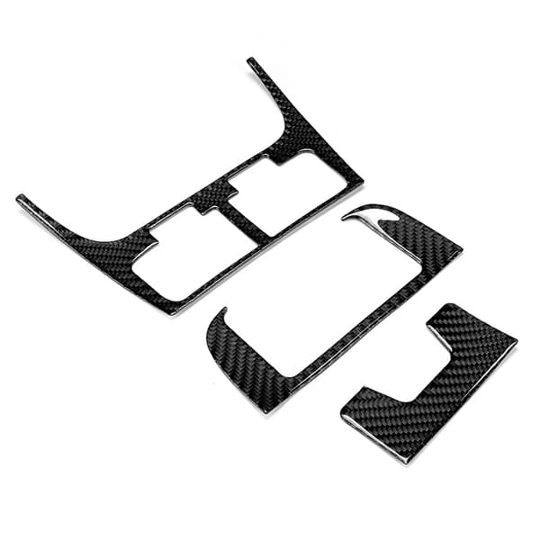 Bil Interiør Kulfiber Bageste Luftkonditioneringsventil Panel Dæk Trim Tilbehør Passer til Lexus IS 06-12