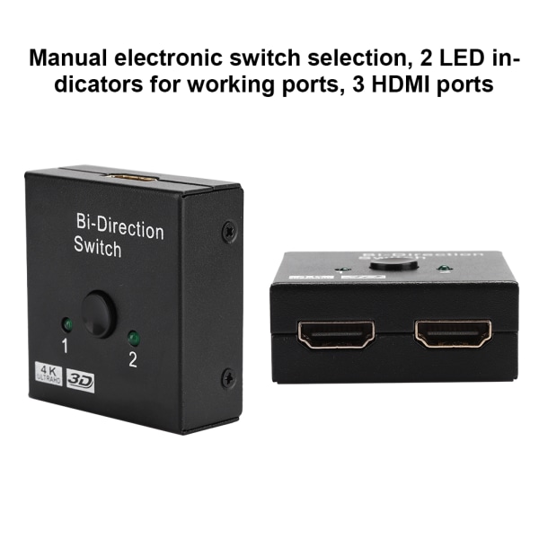 HDMI High Definition Tovejs Splitter Bidirectional Distributor Switcher Sort