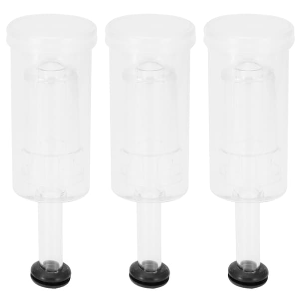 3 Pcs Homebrew Airlock with Sealing Ring for Beer Wine Fermentation Brewing Accessories 0.1