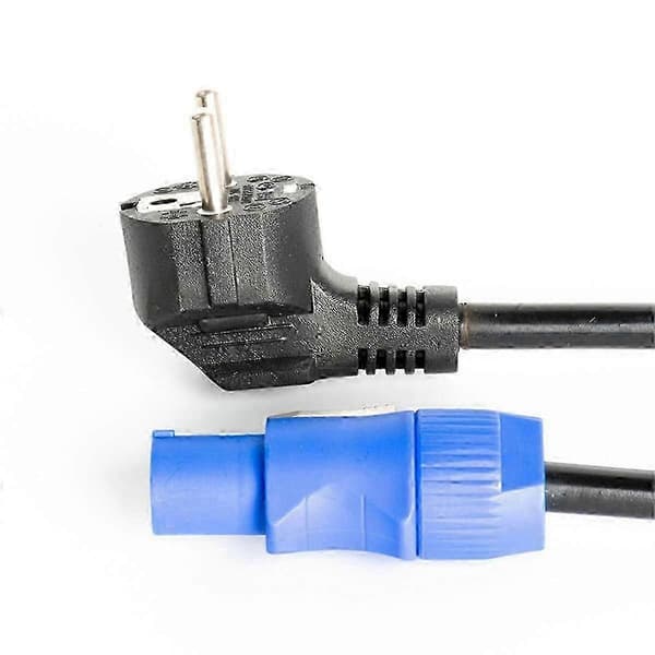 Strømkabel Powercon-kontakt Scenelys 3-leder 1,2M strømkabel DMX512-lampe LED-lampe E Black