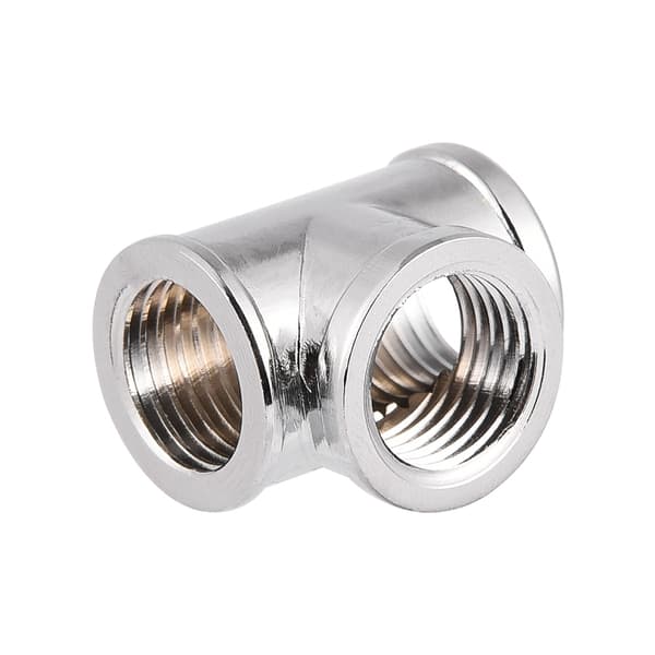 G1/4 Gevind 3 Vejs T Form Fitting Splitter Adapter til PC Vandkølingssystem