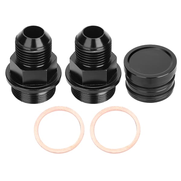 Catch Can Bakremsblock Andningsventil Plug & Kopplingar M28-10AN Passar för Honda B16 B18C