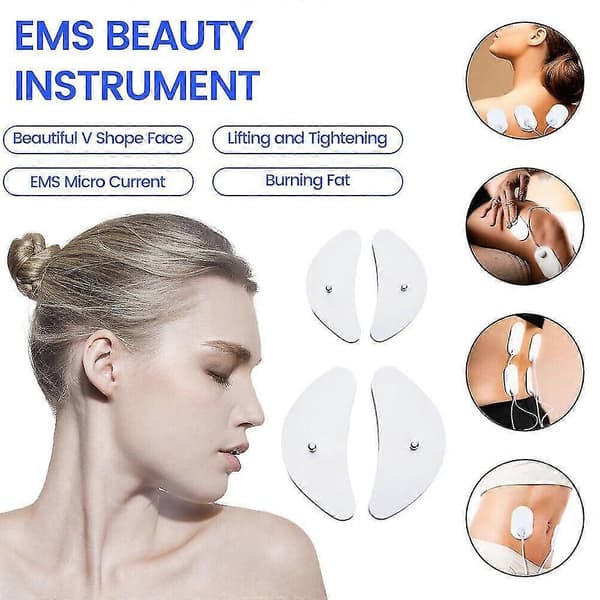 Ems Ansigts- og Kropsmuskelstimulator Elektrode Ansigts Kind Slankemassage (EPB17)