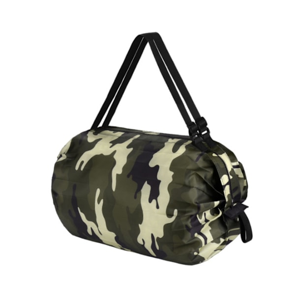 Foldbar madkasse Foldbar design Oxford-stof med stor kapacitet Ofte brugt Genanvendelig indkøbspose Army Green Camouflage