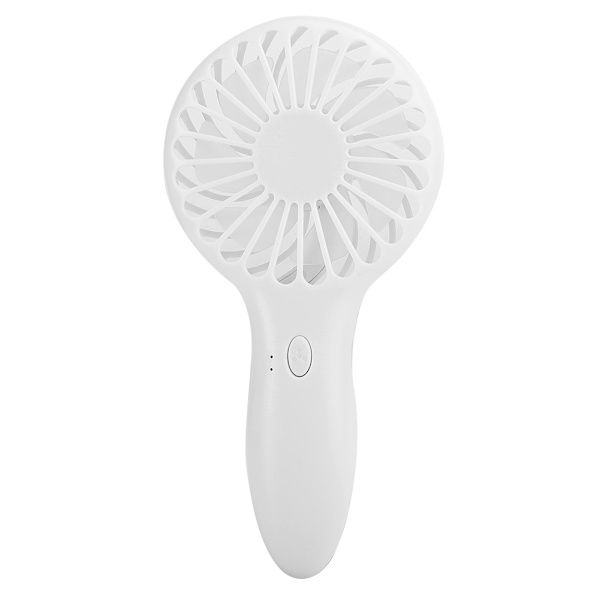 Håndholdt Mini Ventilator Kølesystem Hjemmekontorartikler 3-Hastigheds Bordmodel Elektrisk Bærbar Hvid