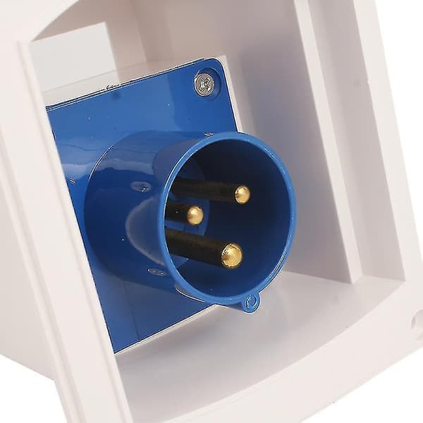 Rv Camper 220v-240v 16a External Recessed Connection Socket Waterproof Power Outlet