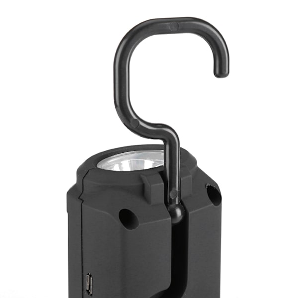 3W Genopladelig COB LED Lommelygte Camping Nødlys Arbejdslampe med Magnetisk Stand Rød