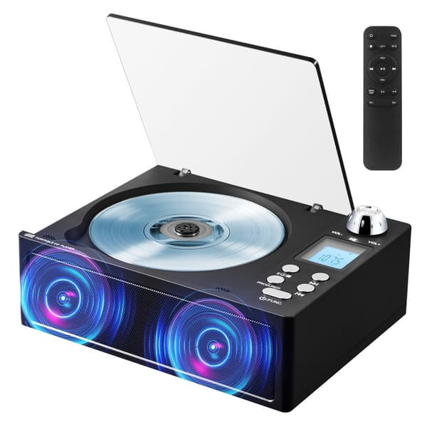 CD Bluetooth-spelare med integrerad FM-radio stöder USB/TF-kortuppspelning