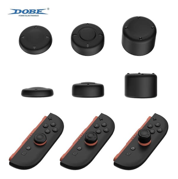 Tommelgrep for Switch, Joystick-grep for Nintendo Switch 2, Silikon Analog Cover Thumbstick Grips for Switch 2 Joycon, 6 stk