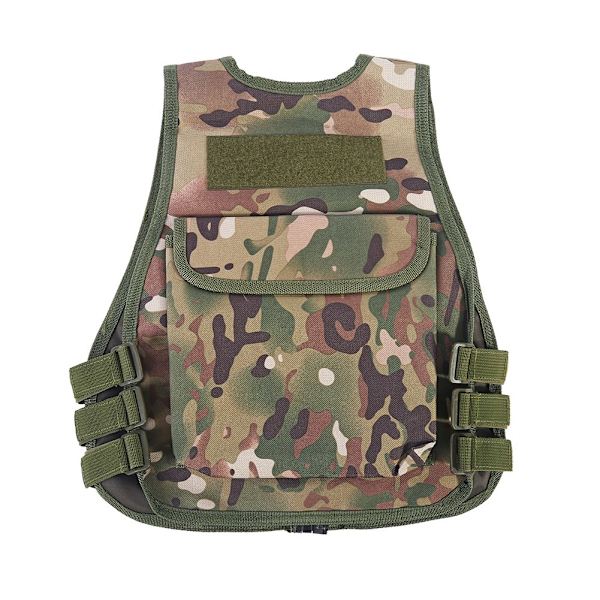 Kuuma lasten naamiointiliivi ulkoilutaisteluihin ja metsästyspeleihin (CP Camouflage L)