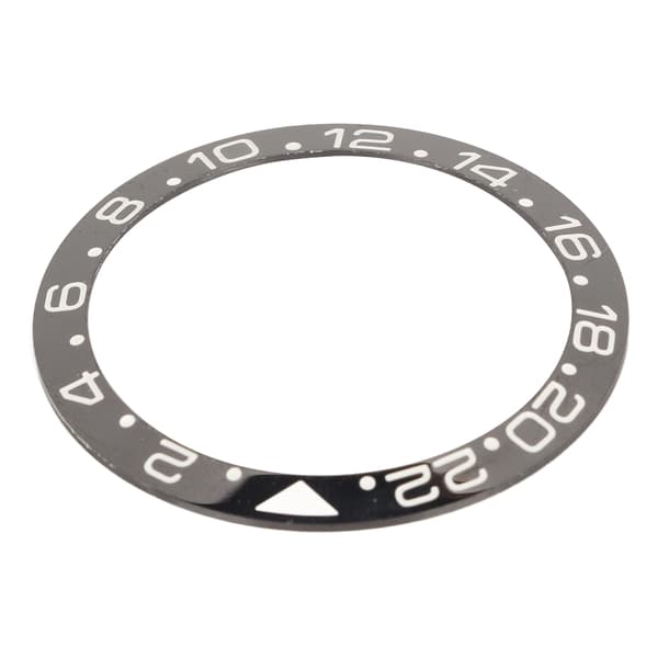Keramisk Urkrans Ring Sort Base Hvide Tal Urkrans Indsats Reservedele Tilbehør til Reparation 38mm