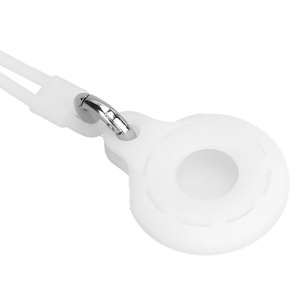 Hålig Rund Typ Silikonfodral Anti-förlorad Skyddande Hylsa för IOS Locator (Transparent)