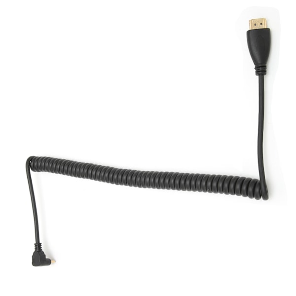 HD Multimedia InterfaceA till HD Multimedia InterfaceC Adapterkabel Spiralkabel Vänster Armbåge