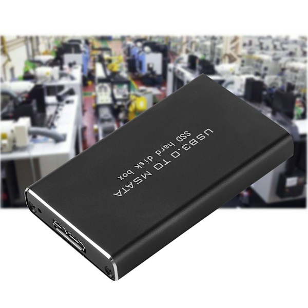 MSAta MINI PCI-E SSD Solid State Disk Kabinet Harddisk Boks 6Gbps 30*30/50mm Sort