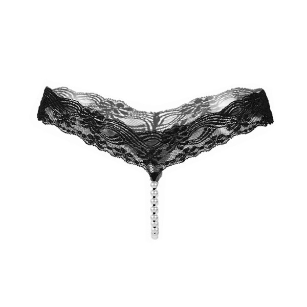 Naisten Pearl G-string Sexy Lace Alusvaatteet Elastinen stringit as the picture