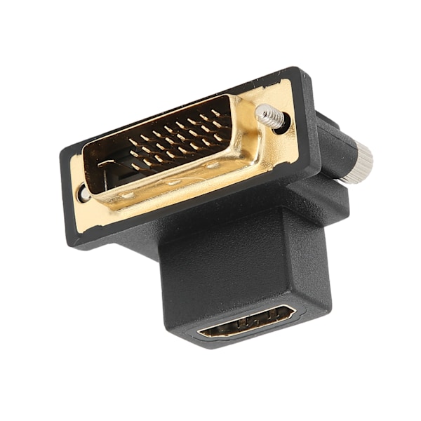 90° Adapter HD Multimedia Interface Hunn til DVI Hann Konverter for Skjerm Grafikk