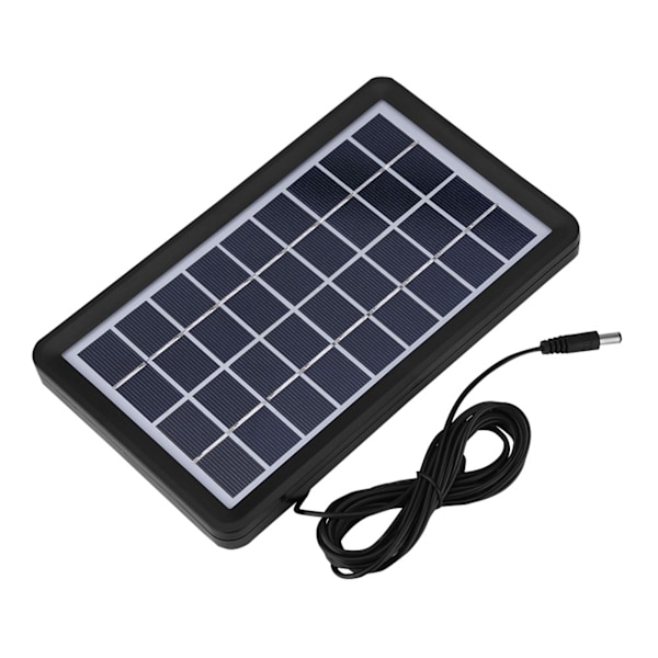 9V 3W Solpanel Vattentät 93% Ljustransmission Polykristallin Solcell