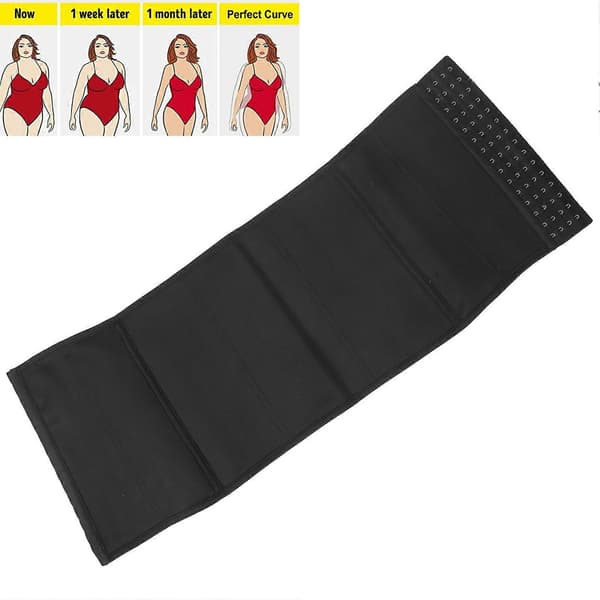 Justerbar Kroppsformer Elastisk Belte Trimmer Kvinner Yoga Midjetrener Slankekorsett