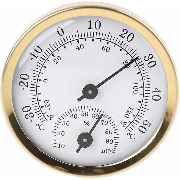 Analogt indendørs termometer Hygrometer - Nøjagtig fugt- og temperaturvisning