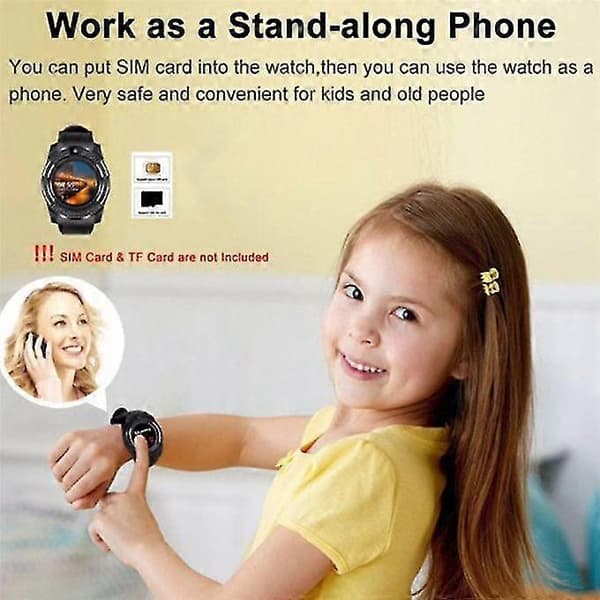 Support TF SIM Card Call Camera Sports Bracelet Smart Watch Compatible With Bluetooth